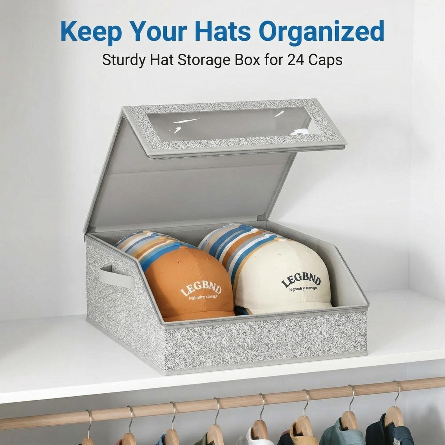Baseball Cap Structured - Pojemnik na czapki o dużej pojemności,