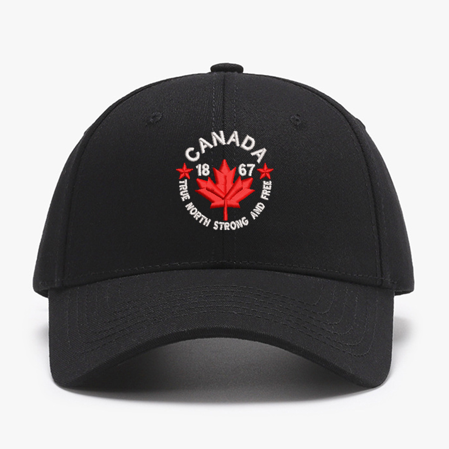 Baseball Cap Structured - Haftowane czapki baseballowe Canada True North