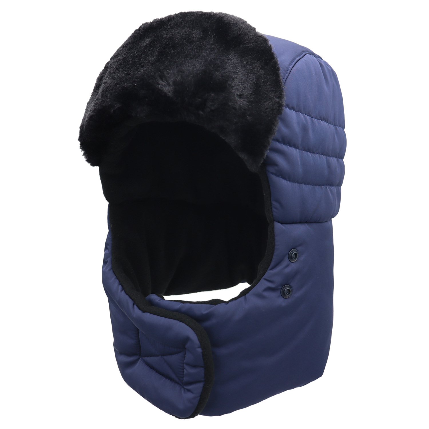 Trapper Hat Ear Flap - Męska zimowa czapka traperka z osłoną