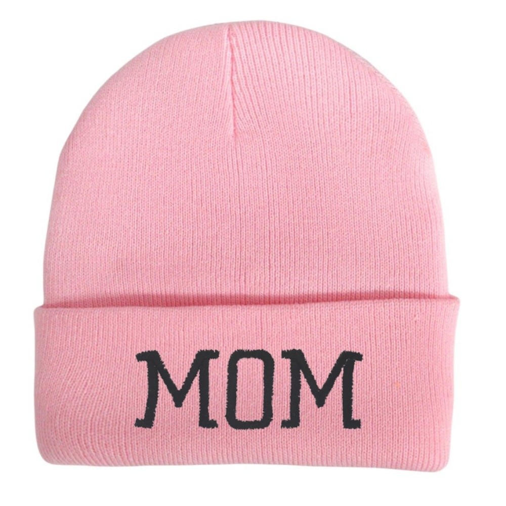 Beanie Cuffed Knit - Minimalistyczne czapki typu beanie dla rodziców