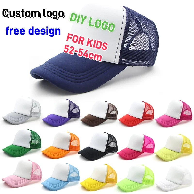 Trucker Cap Mesh - Dziecięca Regulowana Czapka typu Trucker z