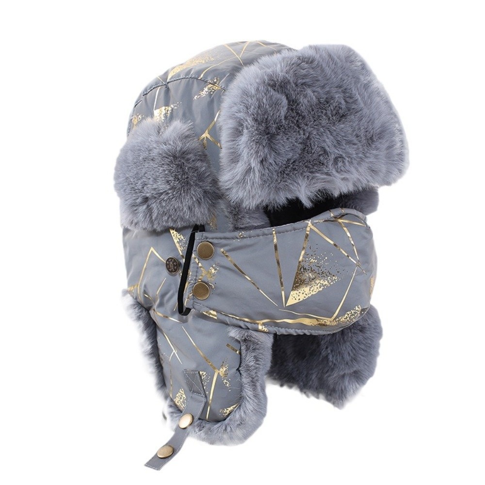 Trapper Hat Ear Flap - Nowa ciepła czapka traperka z podszewką