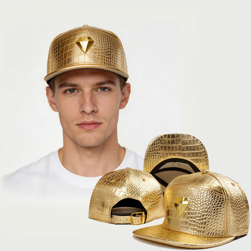 Baseball Cap Structured - Nowa skórzana czapka baseballowa z efektem