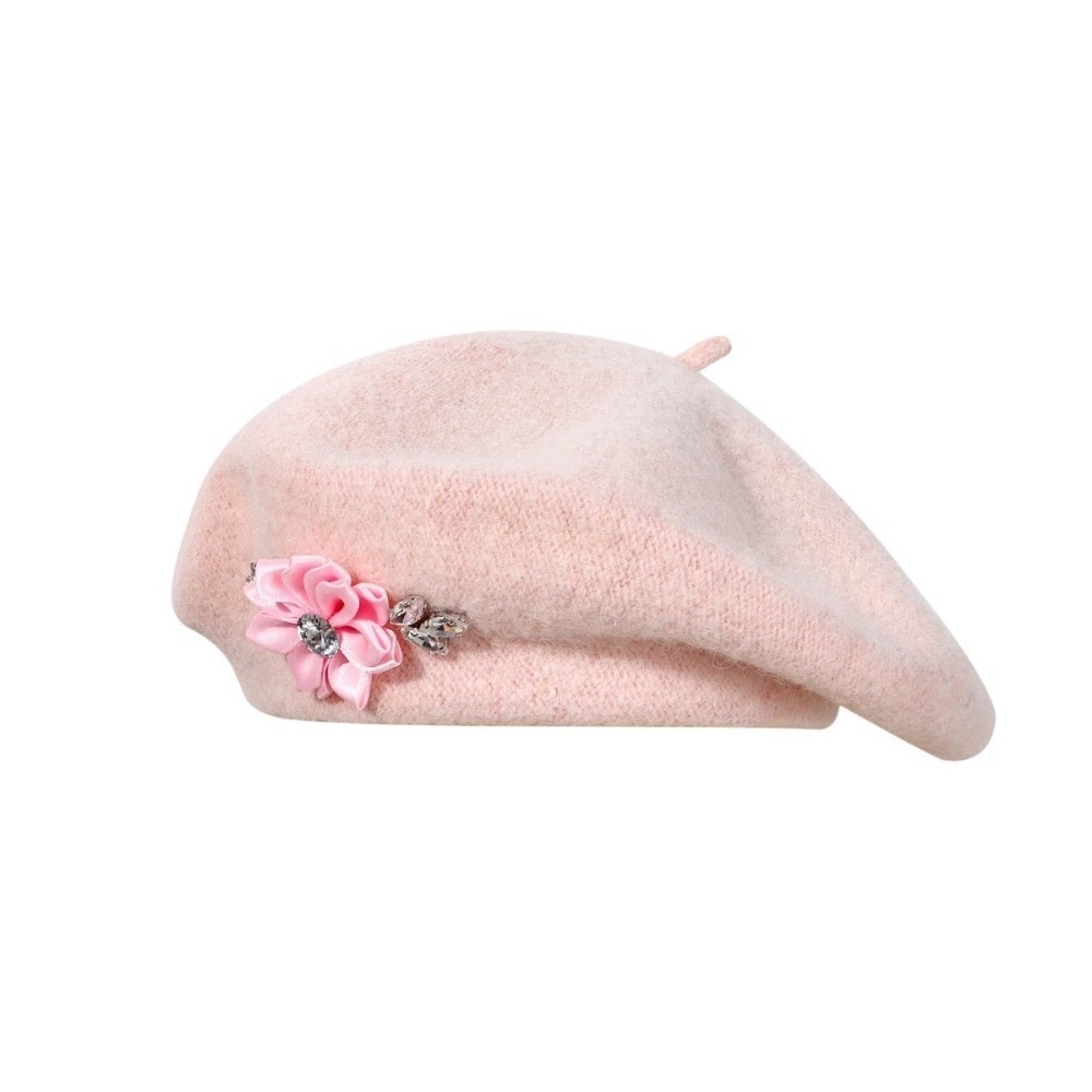 Elegancki, jednolity wełniany  – Beret French Wool recenzja i cena