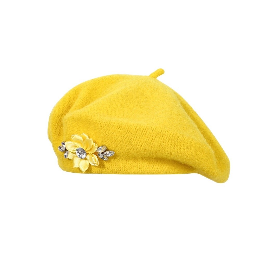 Elegancki, jednolity wełniany  – Beret French Wool recenzja i cena
