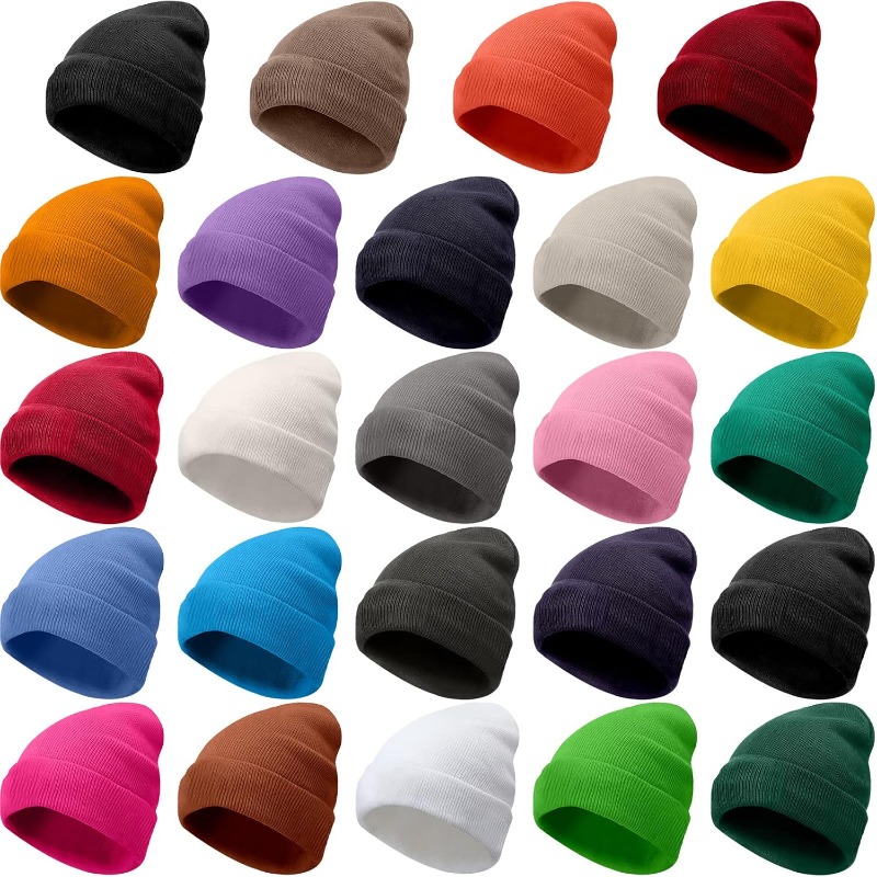 1 szt. Zimowa, ciepła, gruba c – Beanie Cuffed Knit recenzja i cena