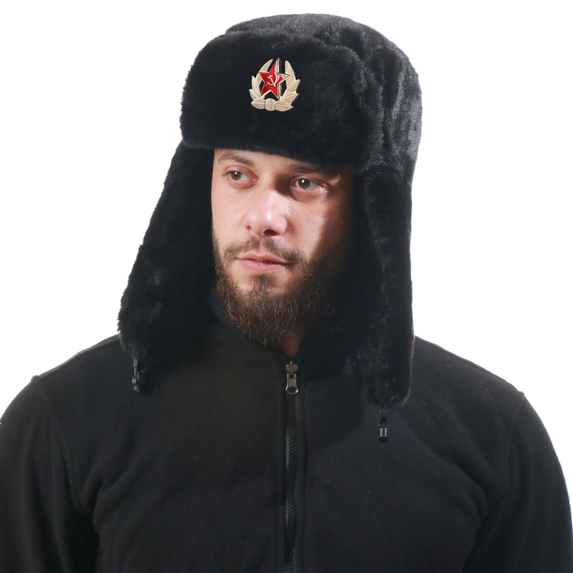 SupSindy Soviet Badge Ushanka  – Trapper Hat Ear Flap recenzja i cena