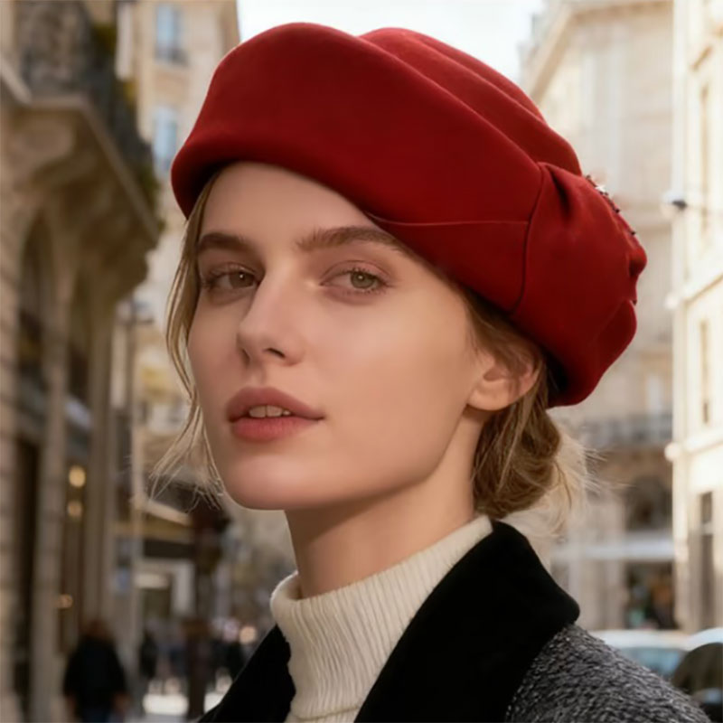 Nowy Klasyczny Beret z Wełny F – Beret French Wool recenzja i cena